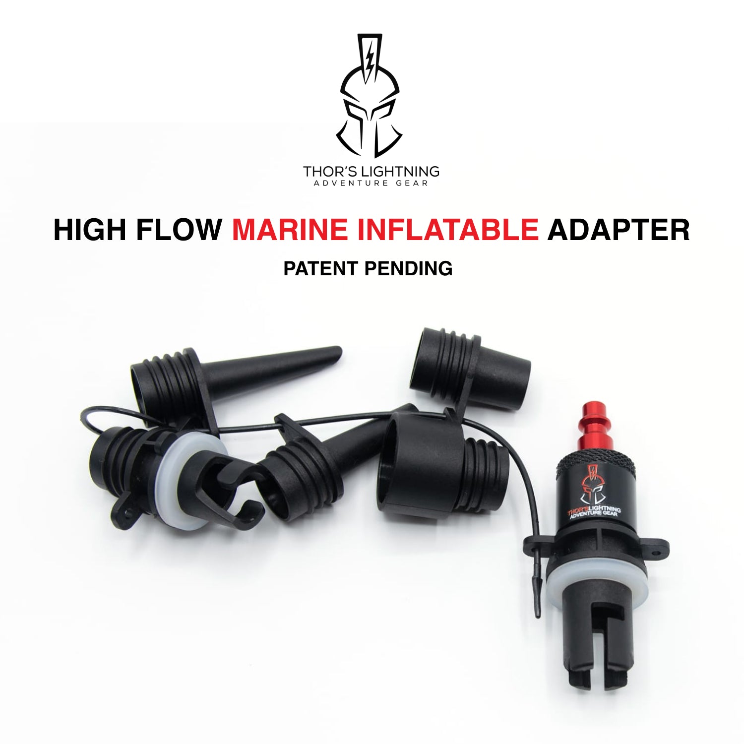 Thor's Lightning High Flow Marine Inflatable Adapter Thor's Lightning High Flow Marine Inflatable Adapter